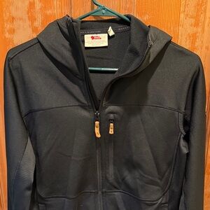 Fjallraven Black Abisko Trail Fleece Jacket
